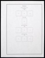 1979-81 Romanian Philatelic Studies, 5 száma angol nyelven, cca 16oldal, 28x22cm+ 48 előnyomott lap,...