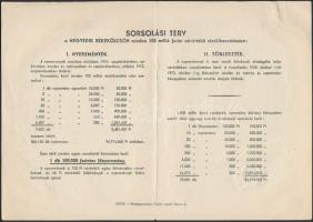 1953. "Negyedik Békekölcsön" nyereménykölcsön 50Ft-ról, szárazpecséttel T:II-