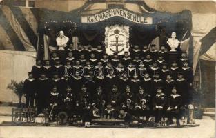 1915 K.u.K. Maschinenschule, K.u.K. Kriegsmarine, marine school group photo