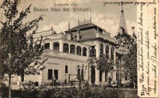 Budapest XVI. Rákosszentmihály, Kreitsovits-villa; Róth I. Sándor kiadása