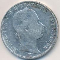 Ausztria/olasz verdejel 1858M 1Fl Ag "Ferenc József" Milánó T:2-,3 ph. Austria/Italian mintmark 1858M 1Fl Ag "Franz Joseph" Milan C:VF,F edge error