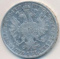 Ausztria/olasz verdejel 1858M 1Fl Ag "Ferenc József" Milánó T:2-,3 ph.
Austria/Italian mi...