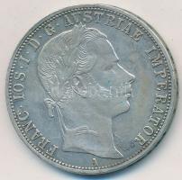 Ausztria 1859A 1Fl Ag "Ferenc József" T:2 Austria 1859A 1 Florin Ag "Franz Joseph" C:XF
