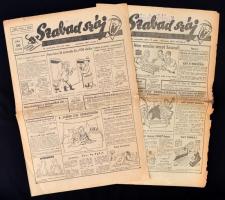 1947 Szabad száj 5 száma, pp.:4, 46x32cm