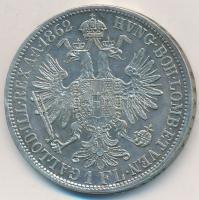 Ausztria 1862A 1Fl Ag "Ferenc József" T:2 ph.
Austria 1862A 1 Florin Ag "Franz Josep...