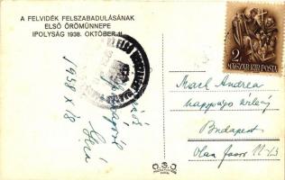 1938 Ipolyság, bevonulás / entry of the Hungarian troops So. Stpl