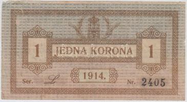 Lengyelország / Galícia / Lwów 1914. 1K T:III,III- Poland / Galicia / Lwów 1914. 1 Korona C:F,VG