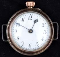 Ezüst zsebóra, Ag., bruttó:26,1gr., jelzett, működik, d:3cm /Silver pocket watch,  Ag., gross: 26.1 gr, marked, it works, d:3 cm