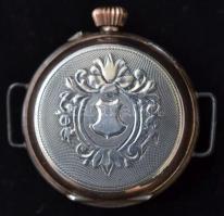 Ezüst zsebóra, Ag., bruttó:26,1gr., jelzett, működik, d:3cm /Silver pocket watch,  Ag., gross: 26.1 ...