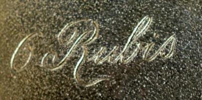 Ezüst zsebóra, Ag., bruttó:26,1gr., jelzett, működik, d:3cm /Silver pocket watch,  Ag., gross: 26.1 ...