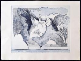 Egyed jelzéssel: Hommage a Caravaggio, rézkarc, papír, számozott (1/20), 7×12 cm + 3 db jelzés nélkü...