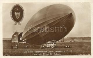 Das neue Riesenluftschiff Graf Zeppelin L.Z. 127., Dr. Eckener / German Zeppelin Airship (EK)