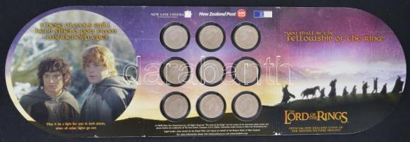 Új-Zéland 2003. 50c Cu-Ni "A Gyűrűk Ura" 9xklf dísztokos szettben T:BU
New Zealand 2003. ...
