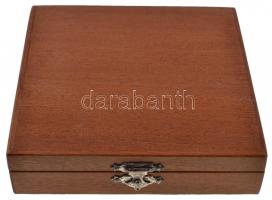 DN "Magyar Ellenállók, Antifasiszták Szövetsége" zománcozott fém plakett eredeti tokban (5...