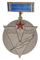 Szovjetunió 1965. "Háborús Veteránok és Antifasiszta Pártok Találkozója" zománcozott fém kitüntetés T:2 Soviet Union 1965. "International Meeting of Veterans and Anti-fascist Parties" enamelled metal decoration C:XF