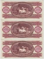 1993. 100Ft (6x) sorszámkövetők T:I