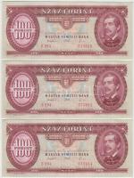 1993. 100Ft (6x) sorszámkövetők T:I