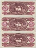 1993. 100Ft (6x) sorszámkövetők T:I