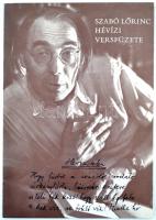 Kabdebó Lóránt: Szabó Lőrinc hévízi versfüzete. Hasonmás-melléklettel. Bp., 1980, Magyar Helikon. Kiadói papírkötésben.