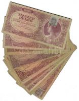 1945. 10.000P (30x) mind "MNB" bélyeggel T:vegyes