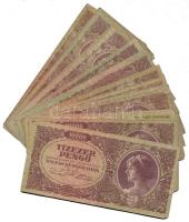 1945. 10.000P (30x) mind "MNB" bélyeg nélkül T:vegyes