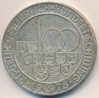 Ausztria 1978. 100Sch Ag "Az albergi alagút megnyitása" T:2 ph.
Austria 1978. 100 Schilli...