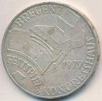 Ausztria 1979. 100Sch Ag "Bregenz" T:2 kis ph. Austria 1979. 100 Schilling Ag "Bregenz" C:XF small edge error