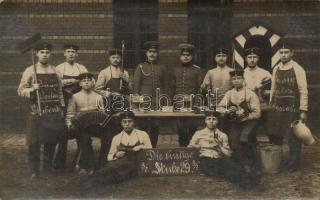 3 db régi fotólap, 2 db lapon német katonák az első világháborúból és 1 db lapon német tengerész a m...