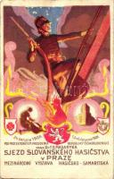 1928 Sjezd slovanskeho hasicstva v Praze / Slavic international firefighters ball and exposition (EB)