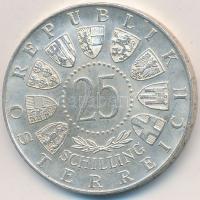 Ausztria 1956. 25Sch Ag "Mozart" T:2 
Austria 1956. 25 Schilling Ag "Mozart" C:...