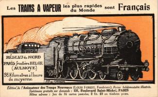 Les trains a vapeur les plus rapides du Monde sont Francais. Edition de l&#039;Animateur des Temps Nouveaux s: Georges Bruyer