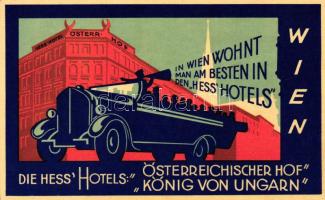 Vienna, Wien; Die Hess' 'Hotels Österreichischer Hof' 'König von Ungarn'