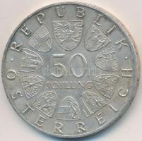 Ausztria 1967. 50Sch Ag "100 éves a Kék Duna Keringő" T:2 kis ph.
Austria 1967. 50 Schill...