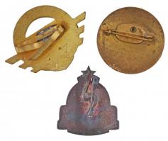 ~1970-1980. "Körzeti megbízott" zománcozott jelvény + "Budapesti Közlekedési Vállalat...