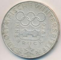 Ausztria 1976. 100Sch Ag "Innsbruck - XII. Téli olimpia / Épületek és olimpiai logó" T:2 k...