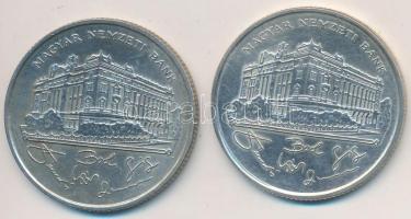 1993. 200Ft Ag "MNB" (2x) T:2,2-