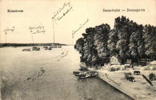 Komárom, Duna-részlet, Donaupartie, Kriegsinsel