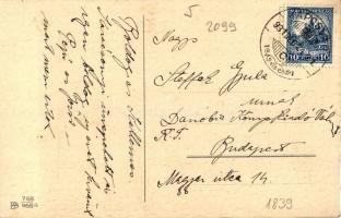 Boldog karácsonyi ünnepeket / Graf Zeppelin, Christmas greeting, litho