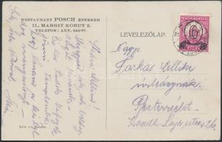 Budapest II. Posch Étterem, Margit körút 2