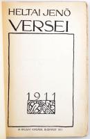 Heltai Jenő versei. Bp., 1911, Nyugat  123 p.
Első kiadás. A címlapot Falus Elek rajzolta.
Kiadói,...
