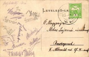 Felsőbencsek, Bencecu de Sus; Tiszti étkezet, Offiziersmesse / officers gathering