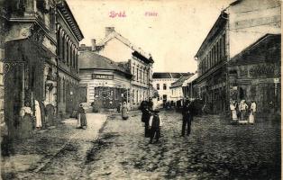 Brád, Brad; Főtér, Stojkovits üzlete. Gedő Manó kiadása / main square, shops