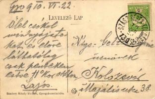 Gyergyószentmiklós, vasútállomás; Sándory Mihály kiadása / railway station