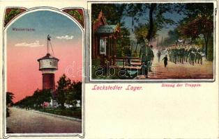 Lockstedter Lager, Wasserturm, Einzug der Truppen / military barracks Art Nouveau