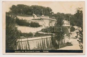 1939 Várna, futott fotólap, 9x14 cm / Varna, Bulgaria, photocard, 9x14 cm