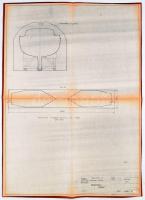 1980 Műanyag vitorlás tervei, 8db különböző méretben és minőségben