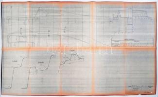 1980 Műanyag vitorlás tervei, 8db különböző méretben és minőségben