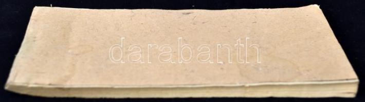 cca 1950 Kitöltetlen játékvezetői költségelszámolás-tömb, hiánytalan