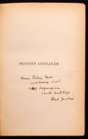 Rab Gusztáv: Mentont ajánlanám. Bp., 1938, Singer és Wolfner. 332 p. Kiadói kopottas egészvászon-köt...