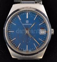Marvin férfi karóra, fém szíjjal, működik